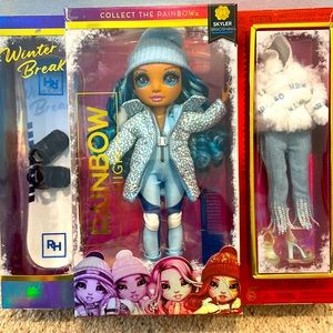 Rainbow high winter break blue doll